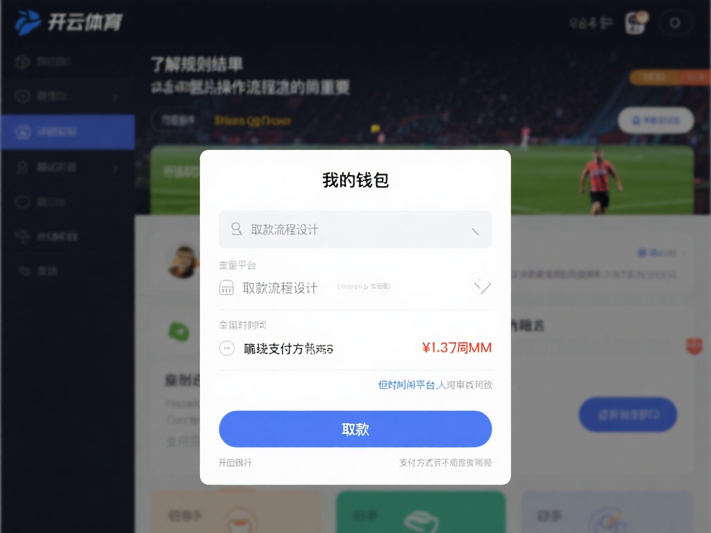 了解规则后，具体的操作流程同样重要。开云体育的取款